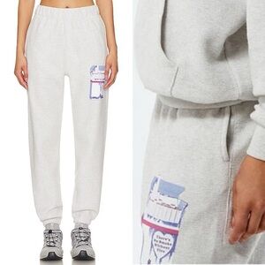 BOYS LIE No Smoke V2 Terry Gray Sweatpants Joggers